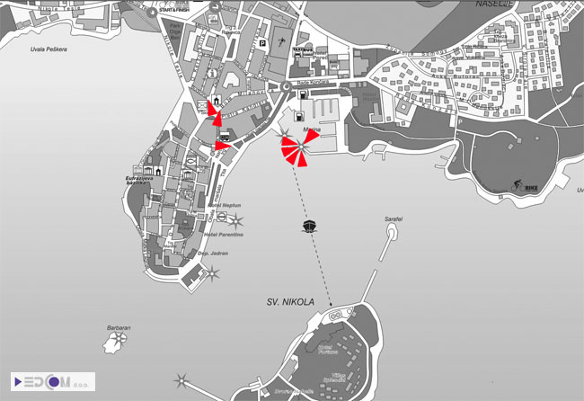 poreč karta grada WebCam Poreč plan grada   poreč karta grada
